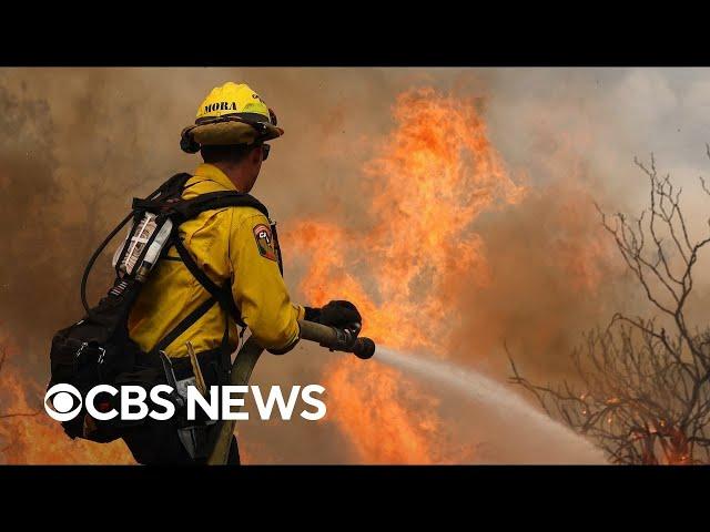 Extreme heat exacerbates Southern California's Fairview Fire