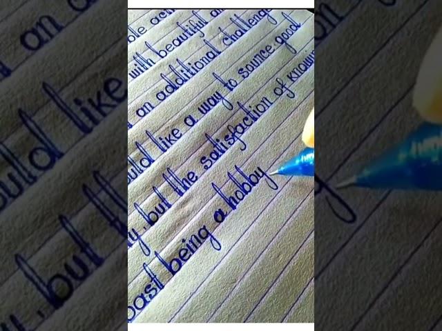 Hand writing ll handwriting practice ll handwriting kaise sudharne|| English handwriting by ball pen