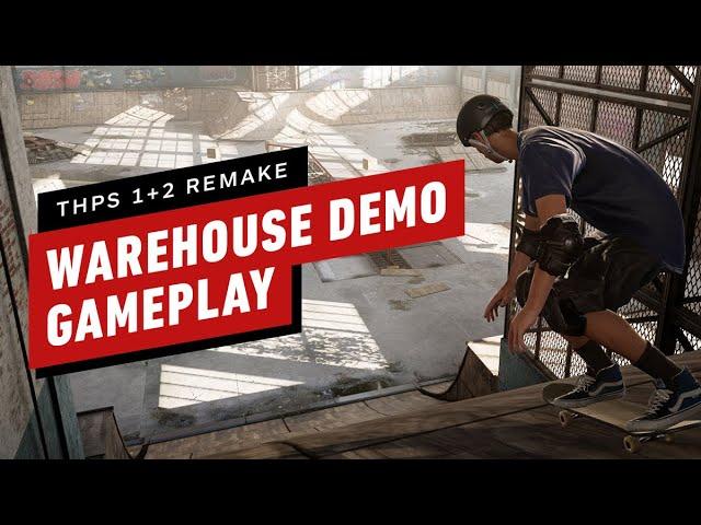 Tony Hawk Pro Skater 1+2 Remake - Warehouse Demo Gameplay