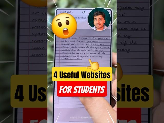 4 Useful Websites सभी Students अपने Phone पर try करें! 
