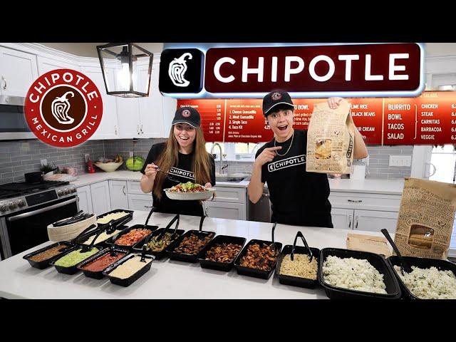 WE OPENED A CHIPOTLE IN OUR HOUSE!!