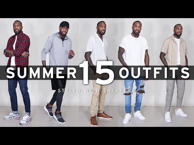 15 Summer Outfits w/ Sneakers To Wear This Summer | Men's Fashion Inspiration | I AM RIO P.