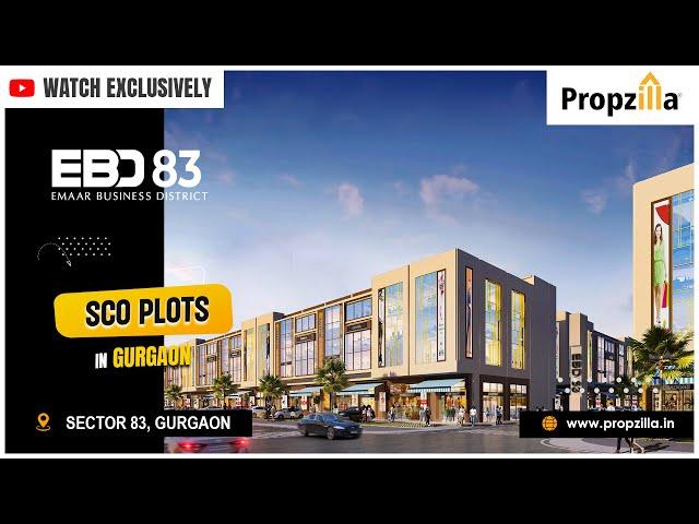 Emaar Business District EBD SCO Plots in Sector 83, Gurgaon - Virtual Tour & Walkthrough Video