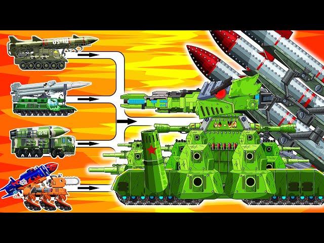 Der Krieg der Raketenpanzer, wer wird gewinnen? | Cartoon über Panzer | Hihe Tank