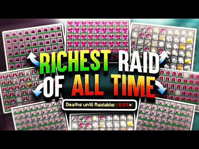 THE RICHEST RAID IN HCF HISTORY... *INSANE* | Minecraft HCF