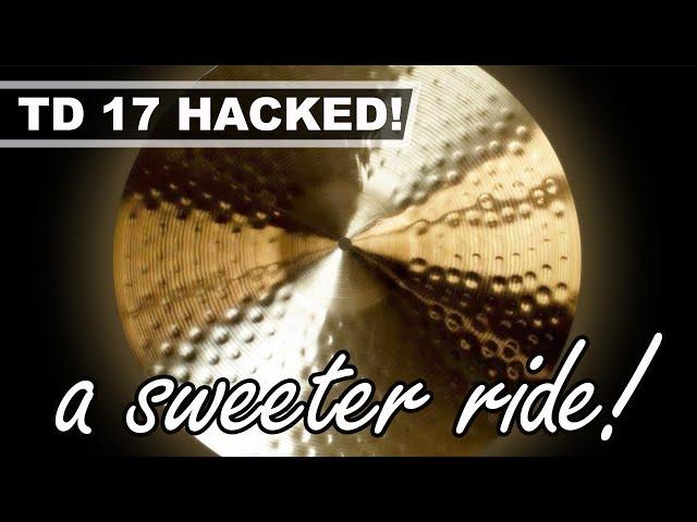 Roland TD 17 Ride Cymbal: improve your ride sound and feel