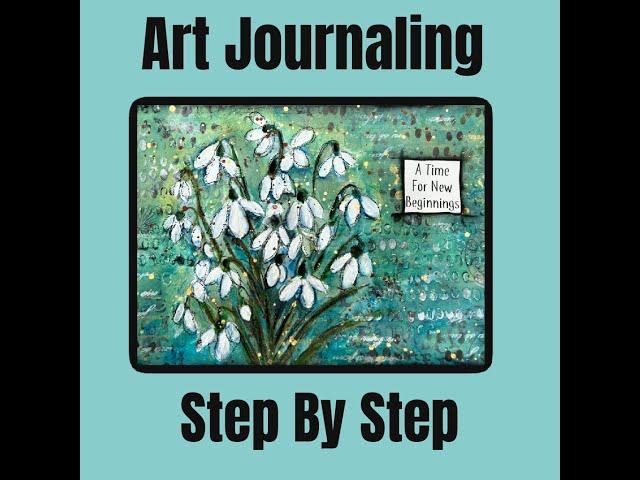 Mixed Media Art Journal Tutorial #napkinart #artjournal #mixedmedia