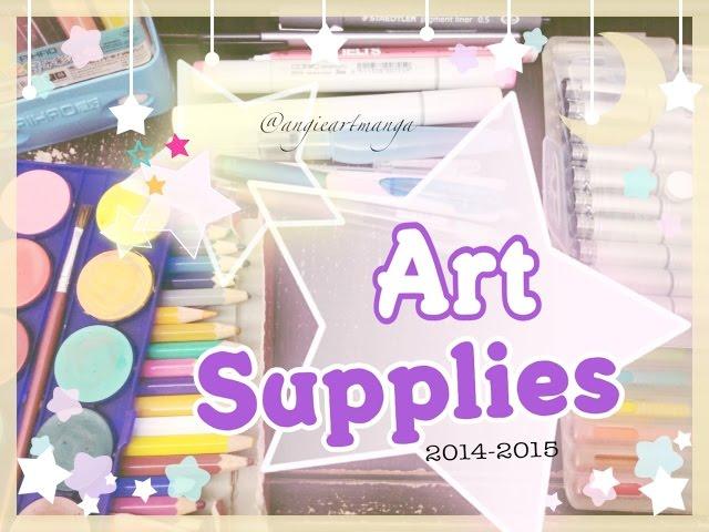 My Art Materials 2014-2015 ! 800 Subscribers!!