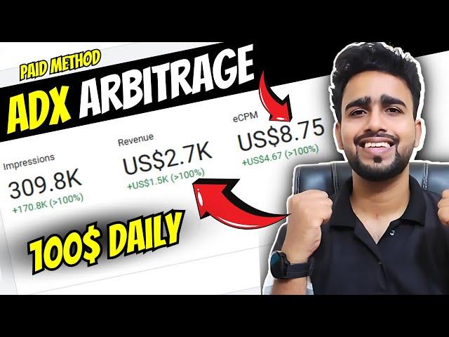 Adx Arbitrage 2025: Facebook Ads + Google Ad manager = 2 Lakh Monthly,  100$ Daily