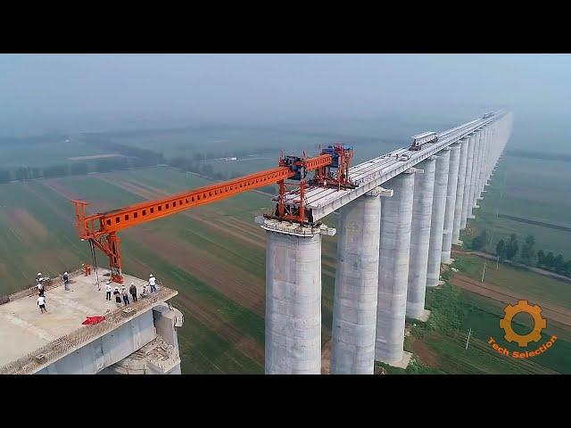 Amazing achievements of China. Fenhe Menghua Railway Bridge