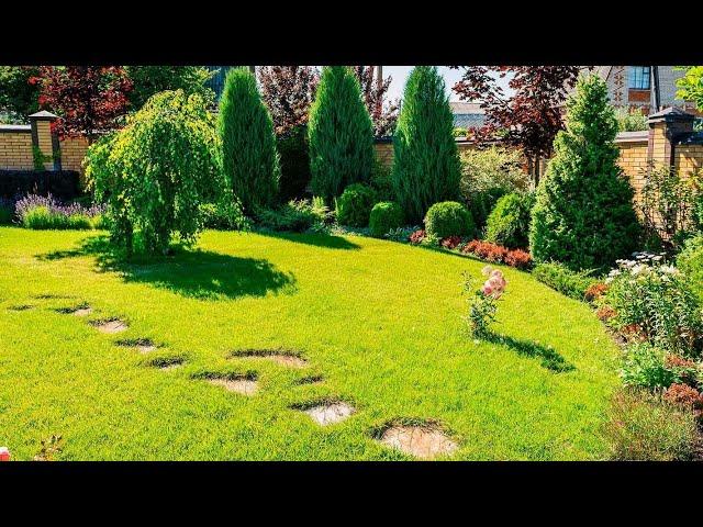 Ландшафтный дизайн частного двора Лучшие примеры / Examples of landscape design / A - Video