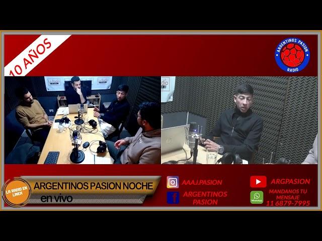 HOY PROGRAMA ESPECIAL ARGENTINOS PASIÓN NOCHE - ENTREVISTA EN VIVO A ALAN RODRÍGUEZ