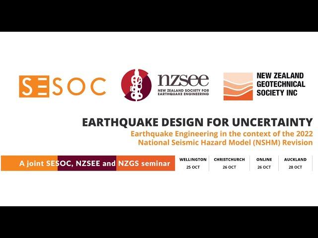 Earthquake design for uncertainty Seminar  (NSHM)