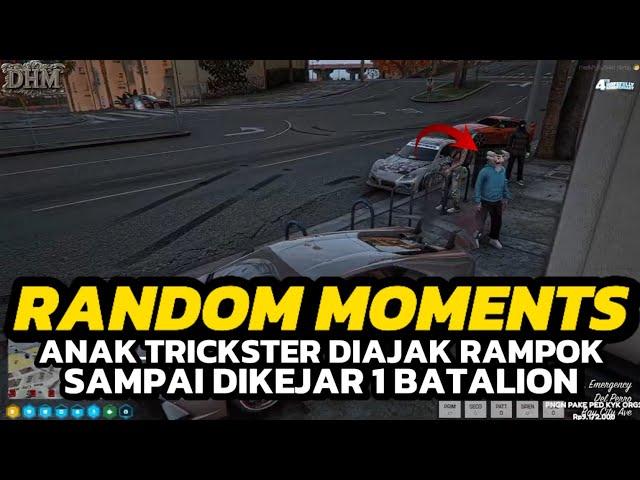 YANTO AJAK ANAK TRICKSTER RAMPOK ATM ‼️ DIKEJAR 1 BATALION GTA V ROLEPLAY INDONESIA