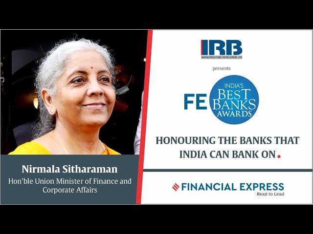 The Financial Express: India's Best Bank Awards 2022 LIVE | FM Nirmala Sitharaman Live