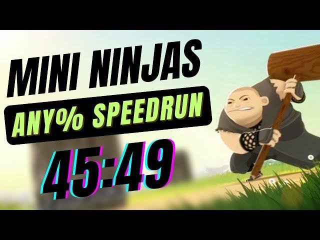 [WR] Mini Ninjas Any% Speedrun in 45:49