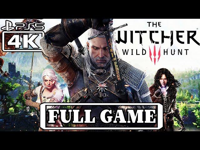 The Witcher 3: Wild Hunt PS5 (4K) - Full Game Walkthrough [4K Raytracing]