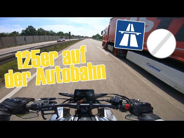 Autobahn mit 125er | Geht das? | B196 - A1 | Joos