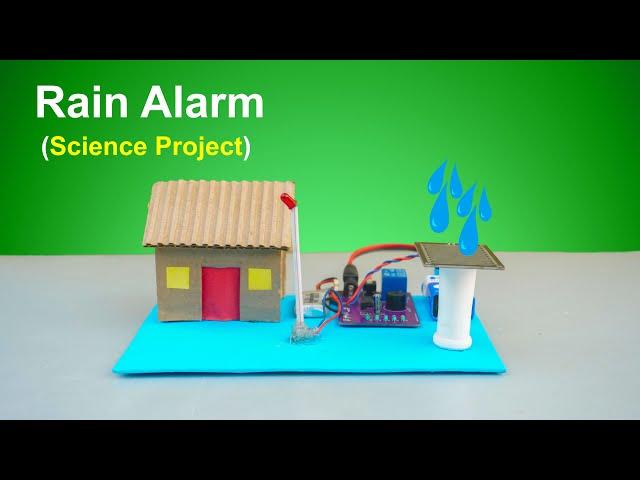 JLCPCB 1&2 Layer PCB Assembly DIY Project Rain Alarm