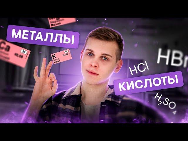 Металлы и кислоты | Химия с Сашей Сильвер | ЕГЭ 2024 | SMITUP