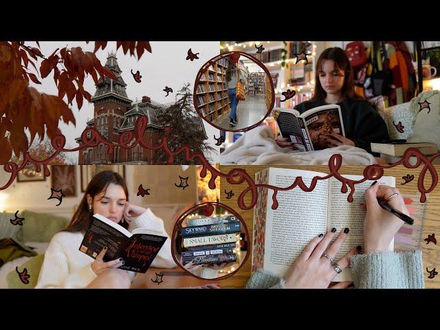 READING VLOG | reading six spooky books for vampathon