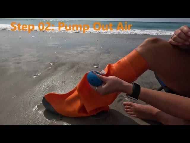 DRYPRO Vacuum Sealed Waterproof Leg Cast and Wound Cover - How to Use