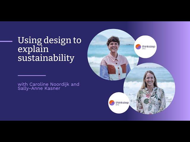 Using design to clearly  explain complex sustainability information - Webinar