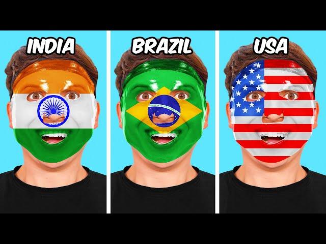 I Made A Face Mask From Every Country