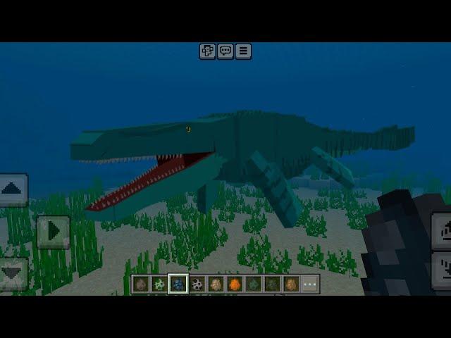 Dinosaurs The Fallen Kingdom ADDON in Minecraft PE