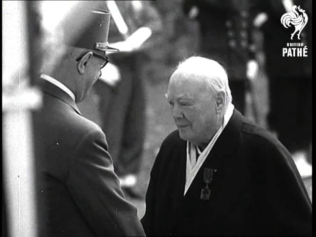 France Honours Sir Winston (1958)