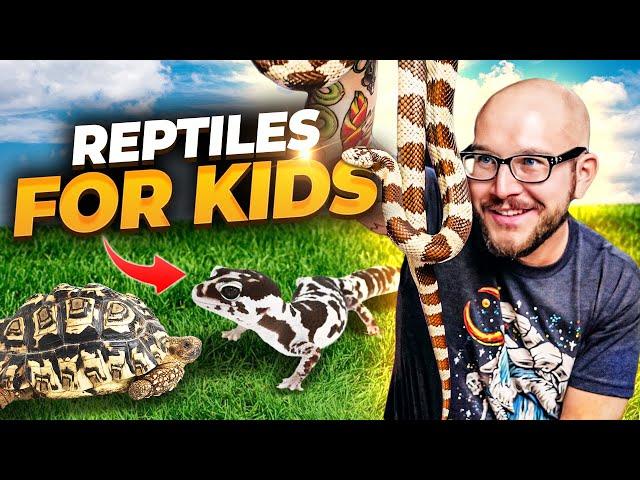 Top 5 BEST Reptiles For Kids! | Family Friendly Reptiles!