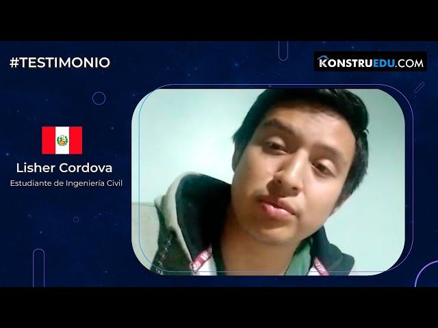 Testimonio estudiante  - Lisher Cordova