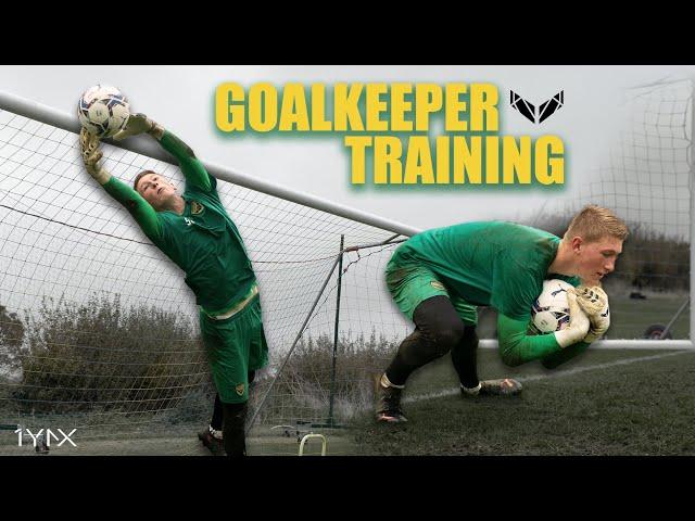 16 Year Old 6'4 Fraser is a BEAST!  | Reactions & Cutbacks | Full Session | 1YNX Goalkeeping