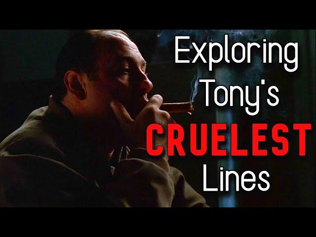 Exploring Tony's MOST EVIL Lines | The Sopranos