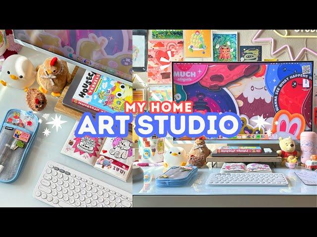 Studio Tour 2024  New Upgrades & Creative Space Transformation