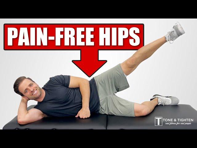 8 Simple Exercises For Stronger Hips - BEGINNER and INTERMEDIATE