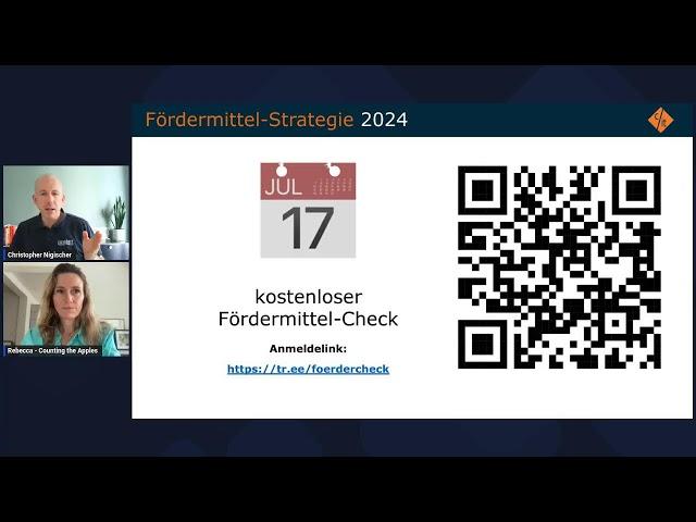 Webinar: Finanzplanung & Fördermittel 2024