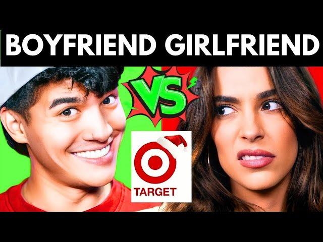 BOYFRIEND VS GIRLFRIEND | TARGET CHRISTMAS GIFT SWAP