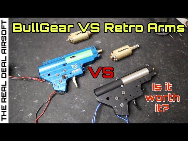 Premium Gearboxes Bullgear vs Retro Arms