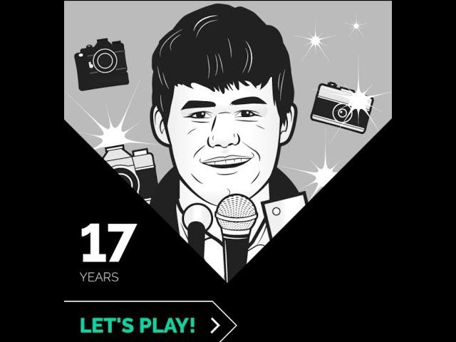 Magnus Carlsen (Age 17) vs GM Huschenbeth | Play Magnus App