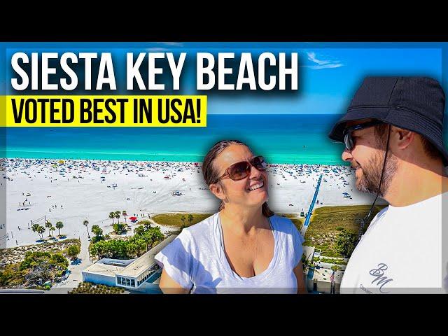 Siesta Key Beach, Florida // Voted BEST BEACH in USA but is it open? ️