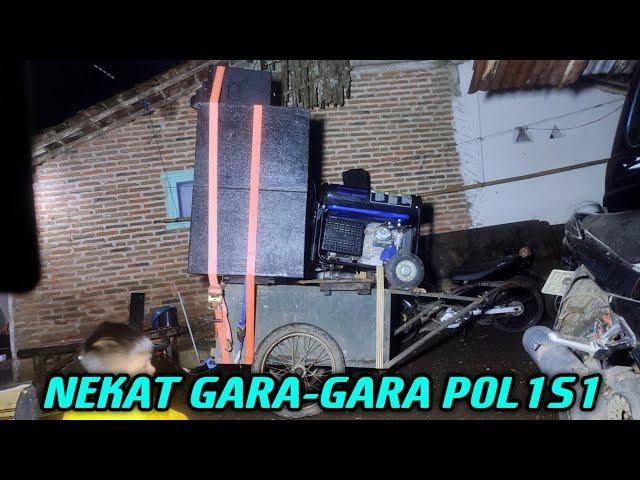 NEKAT GARA-GARA P0L1S1 BOCAH MUAT SOUND BESAR HANYA DENGAN GEROBAK