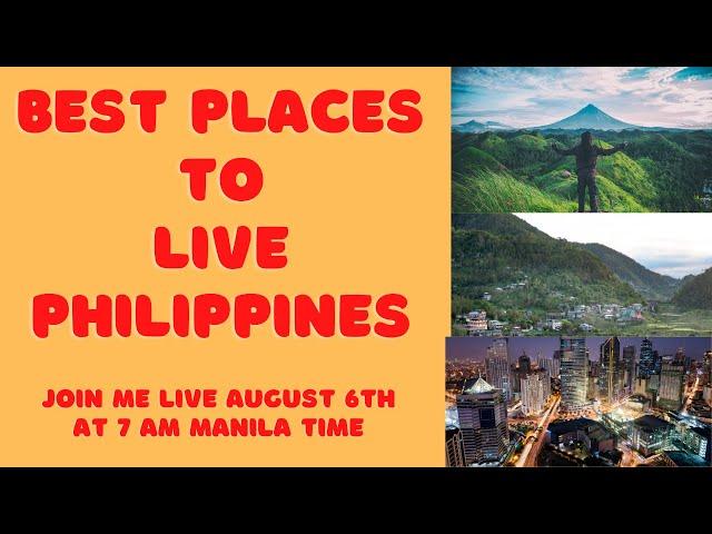 Where to live in the Philippines - Best places for single, married, city, province