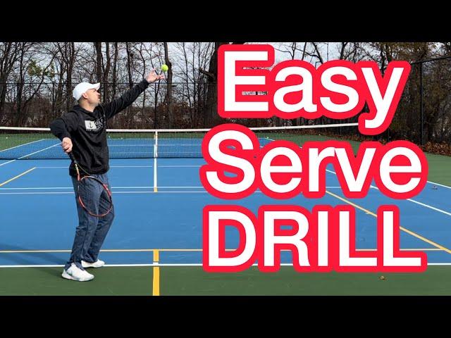 Double Your Serve CONSISTENCY With This Easy Hack (Tennis Drill Explained)