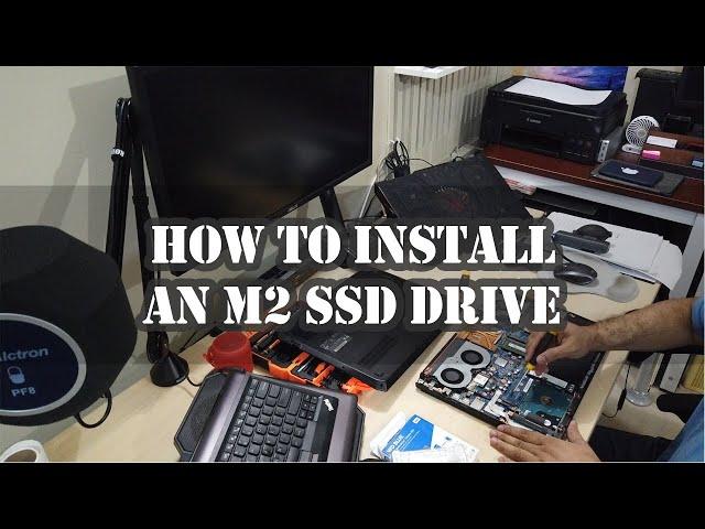 How to Install an M2 SSD Drive - Western Digital WD Blue 3D NAND 500GB PC SSD - SATA III