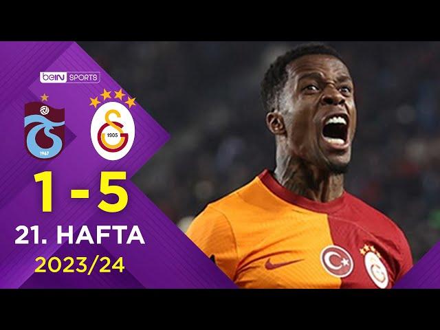 Trabzonspor (1-5) Galatasaray | 21. Hafta - Trendyol Süper Lig 2023/2024