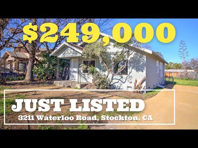 Stockton CA Home for Sale: 3211 Waterloo Road - Stockton Realtor