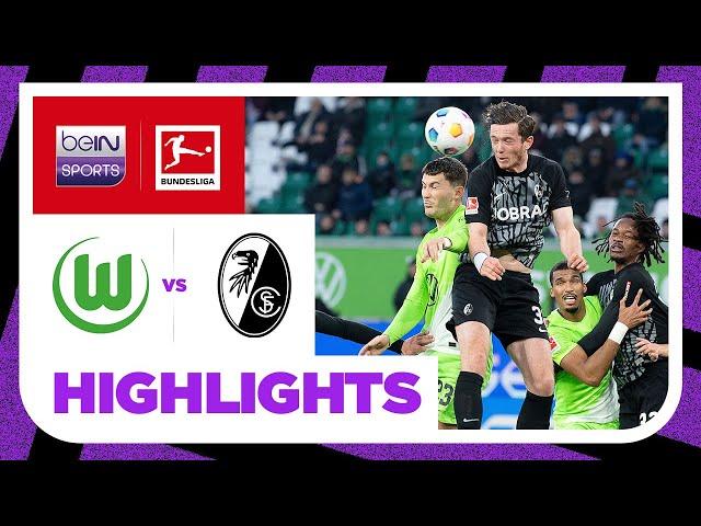 Wolfsburg v SC Freiburg | Bundesliga 23/24 Match Highlights