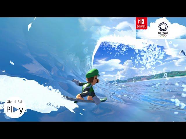 Mario Surf Olimpiadi 2020 Tokyo Nintendo Switch HD Luigi Gameplay