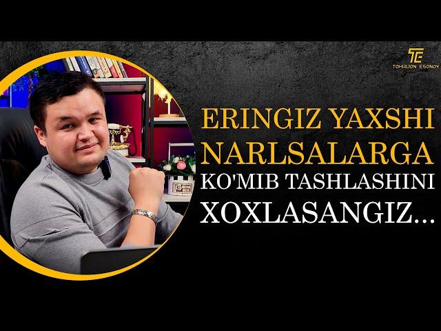 ERINGIZ YAXSHI NARLSALARGA KO'MIB TASHLASHINI XOXLASANGIZ...